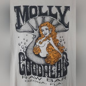 Rare Vintage Molly Goodheads Raw Bar of Ozone Florida t-shirt size Large